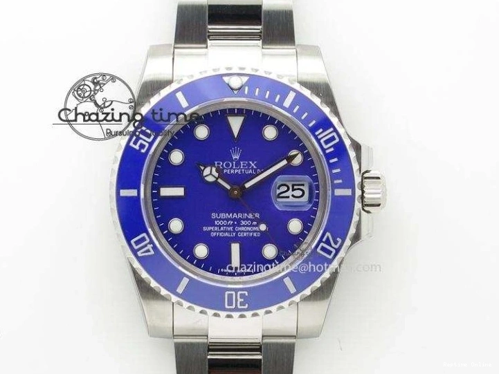 0601 Yacht-Master 116622 ARF 1:1 Best Edition 904L Steel Blue Dial on SS Bracelet A OnTrend 3231